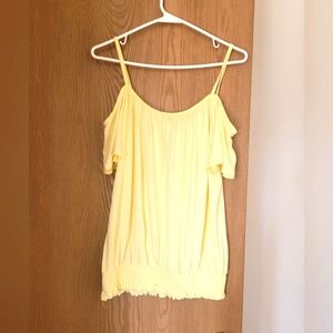 GUESS large yellow t-shirt, pre-loved